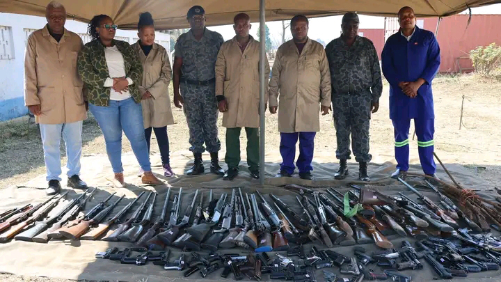 REPS destroys 88 firearms to mark International Gun Destruction Day